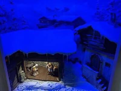 Schnee-Krippen Bild 1